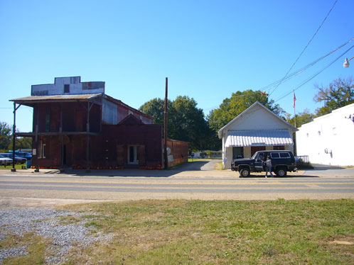 The Red Barn, Newbern Post Office and G.B.'s Mercantile (aka downtown Newbern).